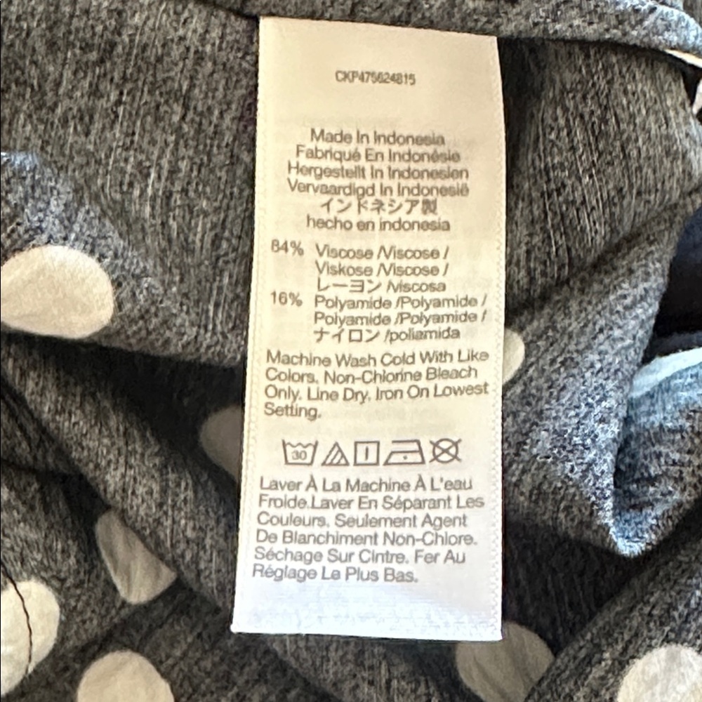 Madewell Womens Layton Midi Slip Skirt Black & White Polka Dot Size 8 Preppy - Picture 8 of 8